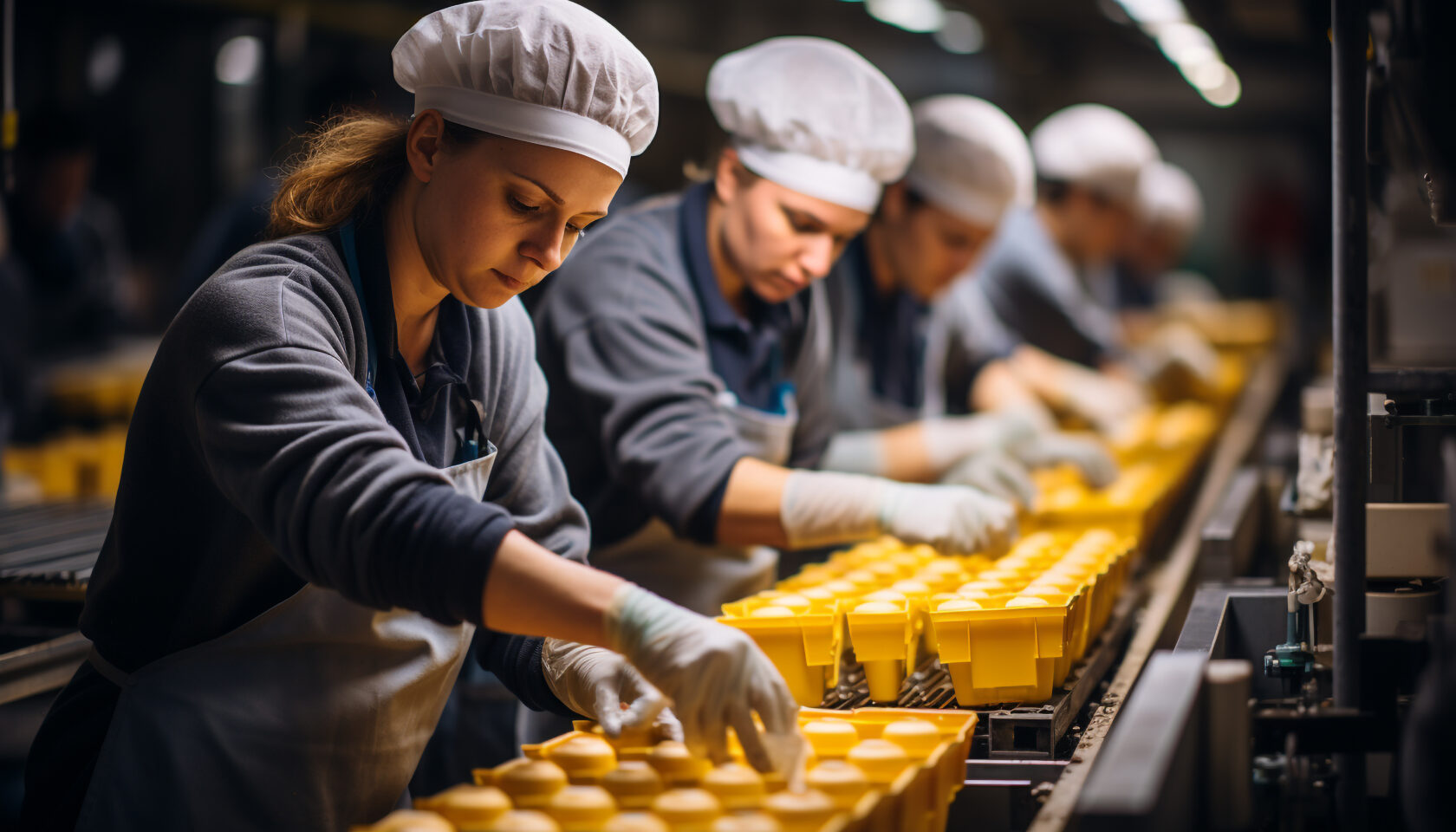 Young adults working in a small business manufacturing food equipment generated by artificial intelligence SSUCv3H4sIAAAAAAAACoSSwW7DIAyG75P2DhHnRkuaLC19iR16rHYwhKasBCognaqq7z4TQsUO027xZ/u3f5z760tREAZOcrIr7iHCWCo1OW/BS6MR16uFW6F7YZFUiVxt01U5AJk3iF56YyWovISB5ycNo0CoJ6UCfsxJ4jz4yQkXdlkQBy8G1IjwKREXPsS4SIk5iR2YIh/sS3DvyCpLuYmFFEkozvhDYC8H7d72t5EZ9Y9M/Ph8PsIgNL/NJjJzVigB0dwhlpLztxd2zO3C1EuTOb0aDjh9VzSZEsgLWPjVd7GSSz1kxPjTfKukxM2kvQ1bkWSGKGMuwFS4xBHHiMRP4ByW94lnszn+GWbM5mjjZ0+LKunxYCGsm6Z9r2hH15uO1uuuq5eCeOSTRJ15nSSEMT/LPnclwwakWgvKNnxbtlval21Nm5IeoSsrymrYbDlrjxxv8fgBAAD//wMA0/SXC80CAAA=